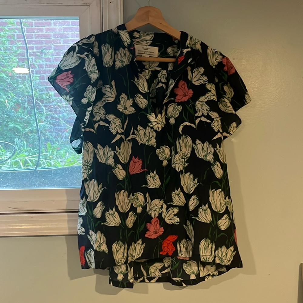 Trovata birds of paradise top